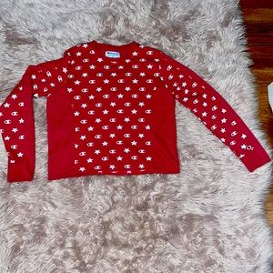 Champion star logo cropped top size medium